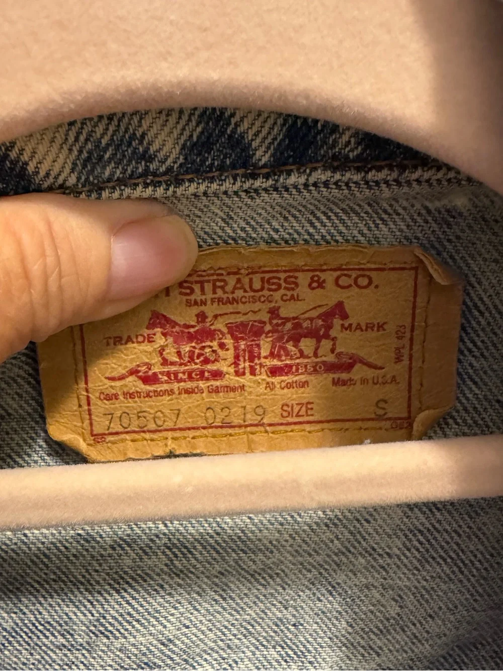 Vintage Levi's Acid Wash Denim Jacket